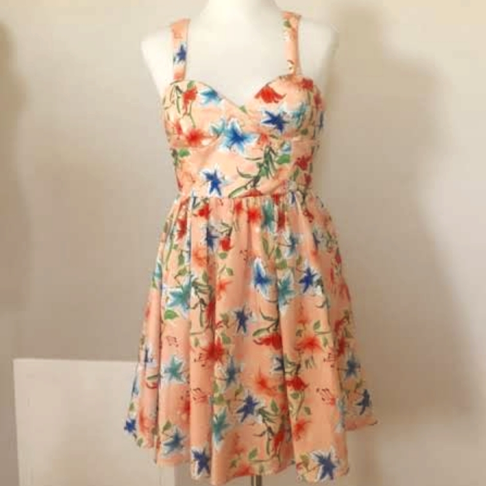 EUC Floral Sleeveless Summer Dress